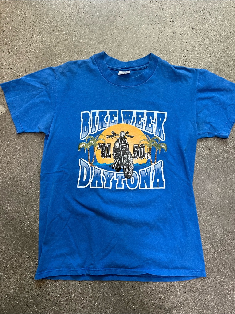1991 Daytona Bike Week 50th anniversary 
Vintage biker t-shirt